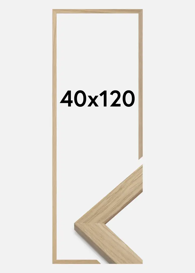 Marco Oak Wood Vidrio acrílico 40x120 cm