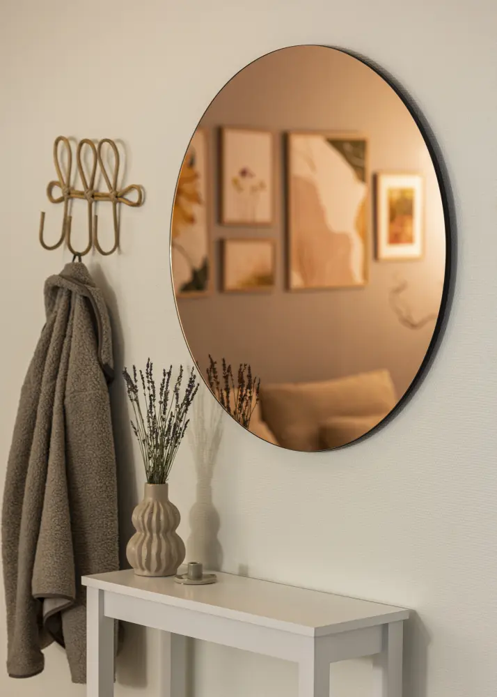 Espejo House Doctor Walls Roseguld 80 cm Ø