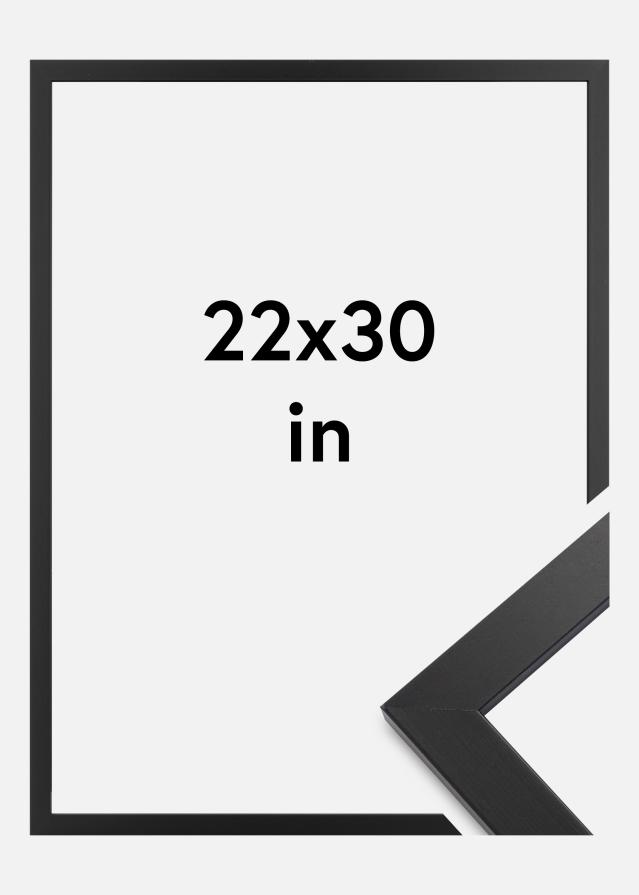 Marco Black Wood Vidrio acrílico 22x30 inches (55,88x76,2 cm)