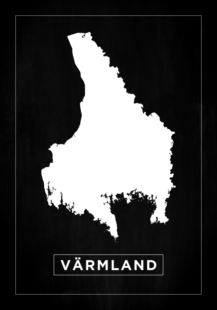 Mapa - Värmland - Cartel Negro