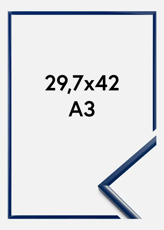 Marco New Lifestyle Vidrio acrílico Azul 29,7x42 cm (A3)