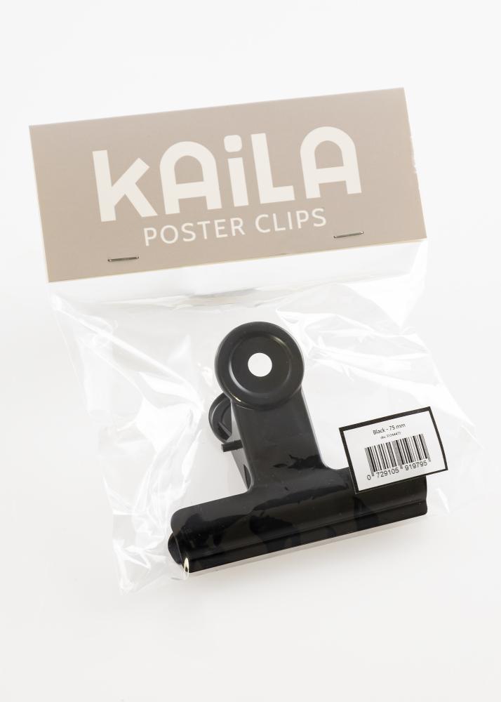 KAILA Póster Clip Black - 75 mm