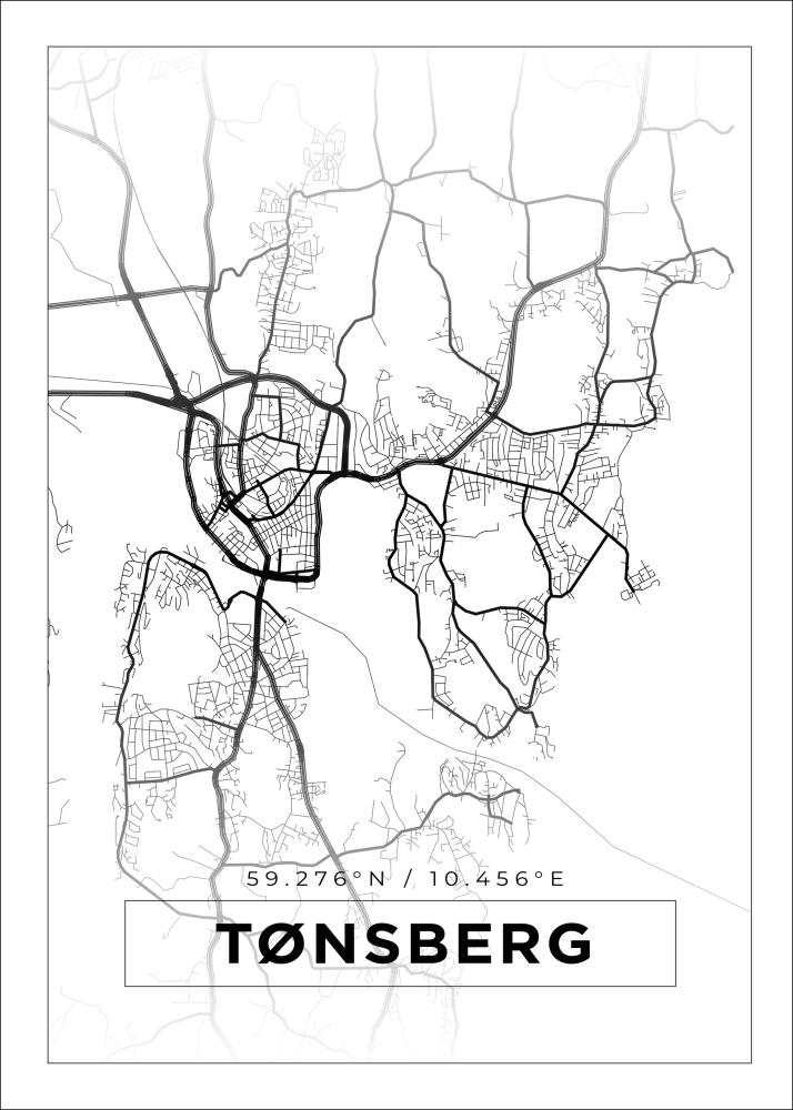 Mapa - Tønsberg - Cartel Blanco