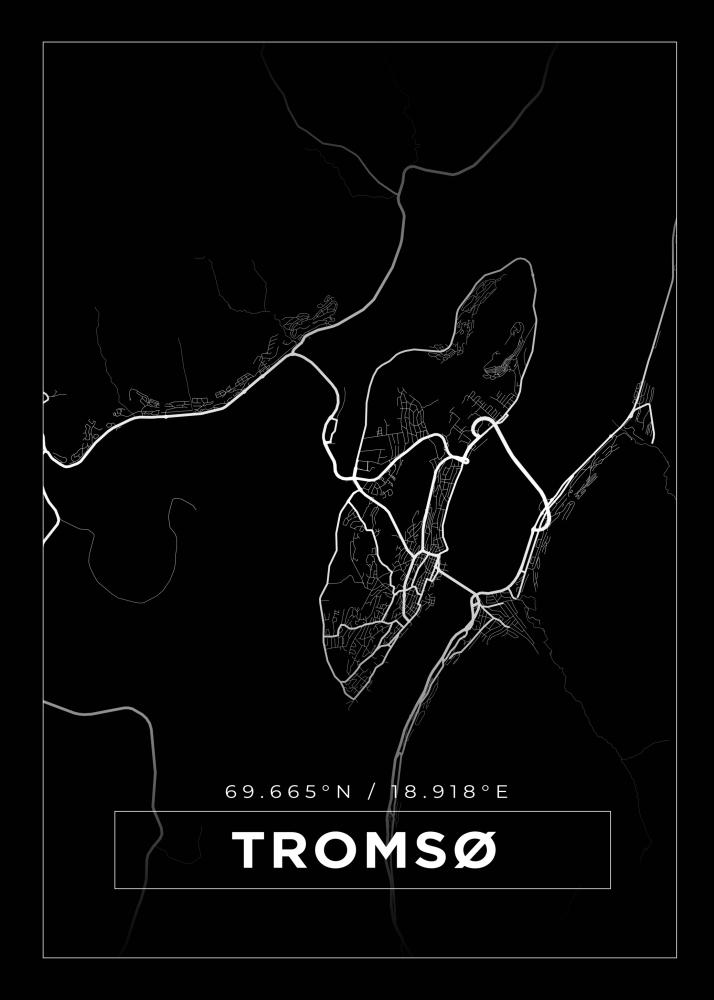 Mapa - Tromsø - Cartel Negro