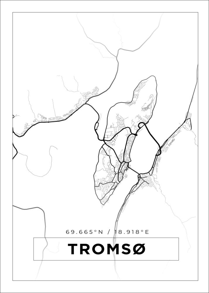 Mapa - Tromsø - Cartel Blanco