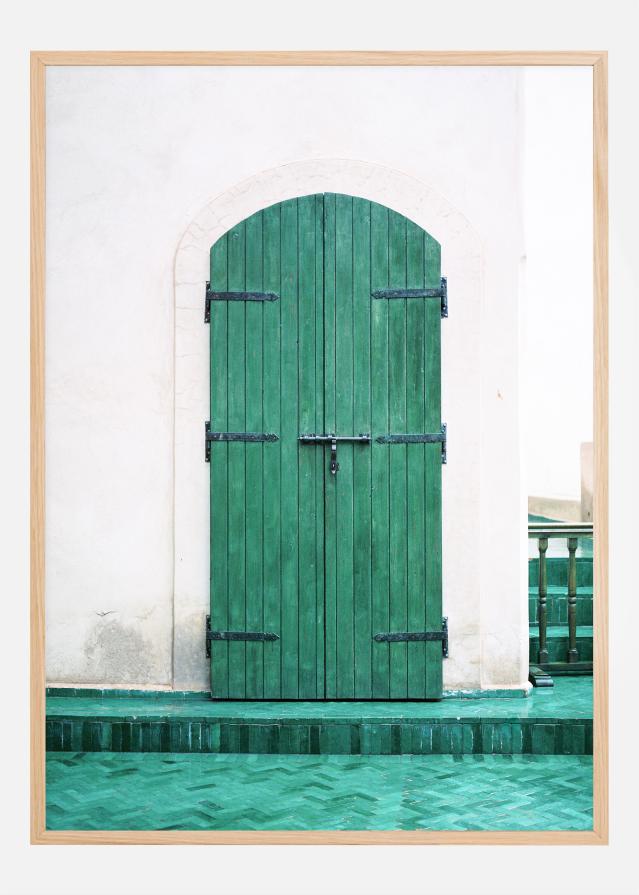 Marrakesh Green Door Póster