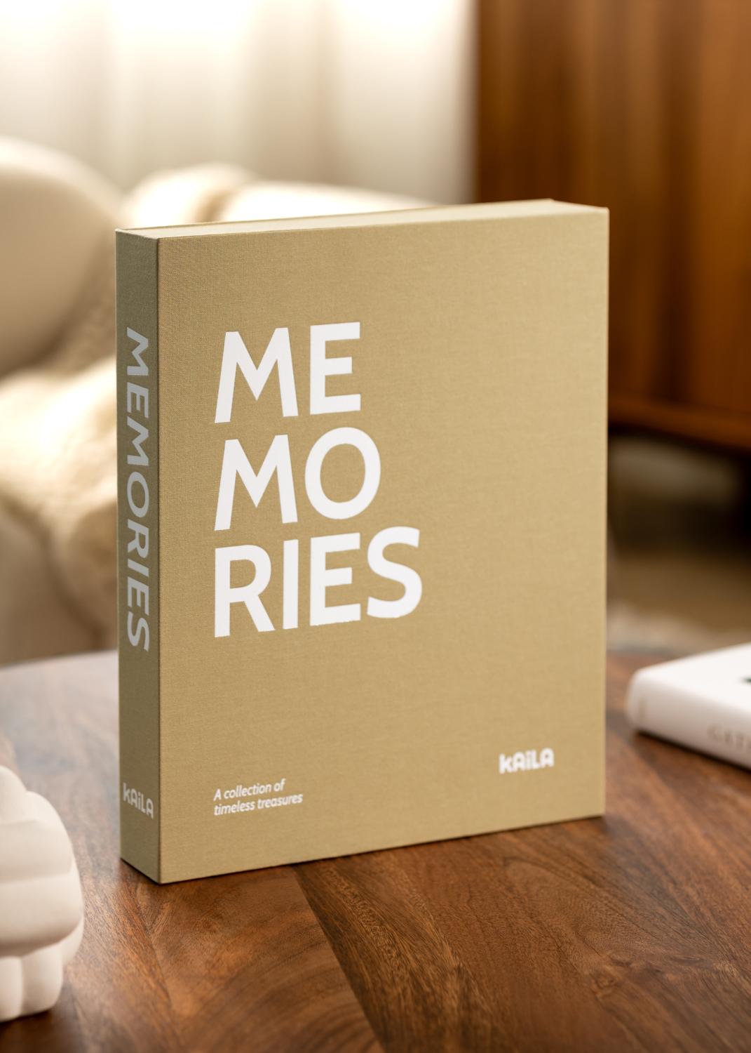 Product Image for KAILA MEMORIES Vanilla - Coffee Table Photo Album (60 Páginas negras)