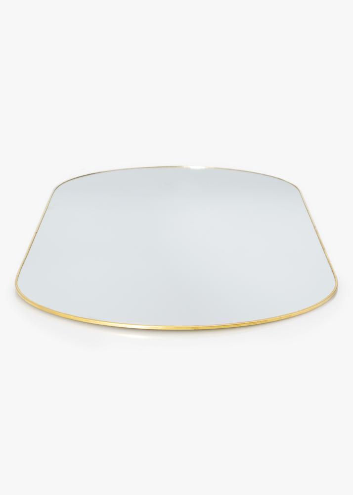 KAILA Ovalado Mirror - Thin Brass 35x80 cm