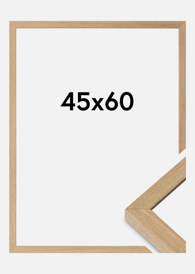Marco Hermes Vidrio acrílico Natural Oak 45x60 cm