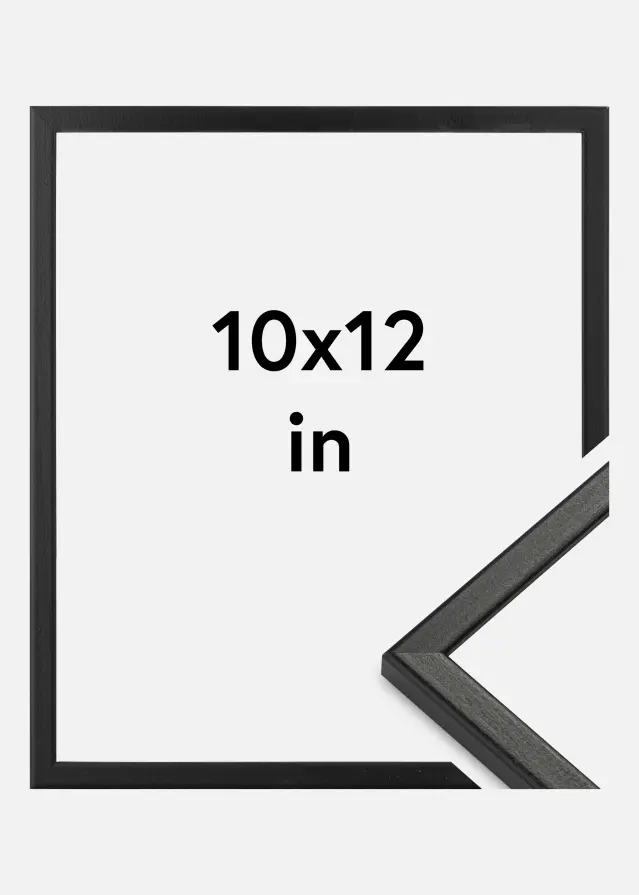 Marco Kaspar Vidrio acrílico Negro 10x12 inches (25,4x30,48 cm)