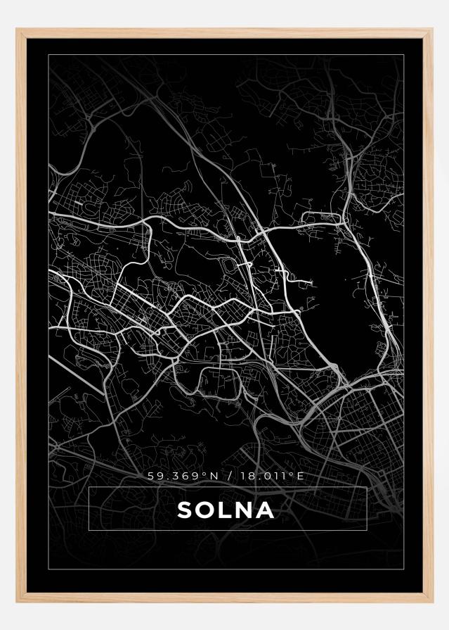 Mapa - Solna - Cartel Negro