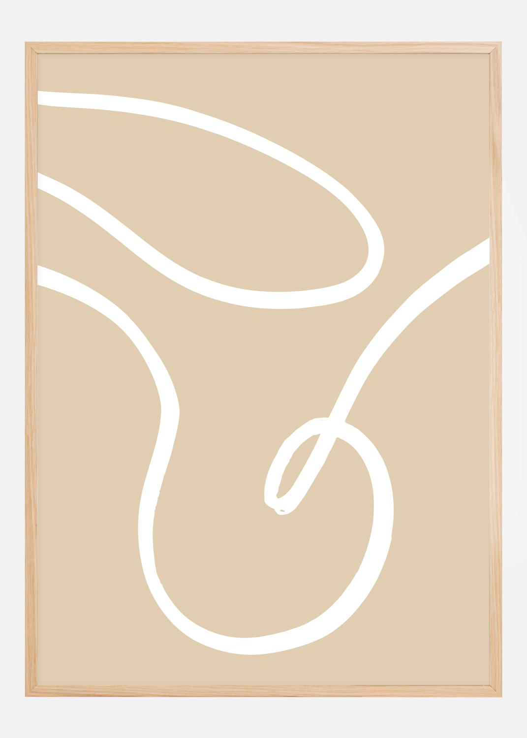 Product Image for Beige Lines II Póster (21x29.7 cm (A4))