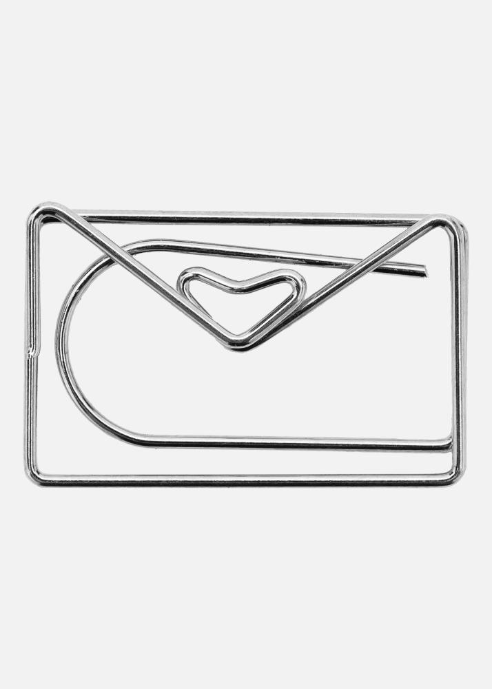 PAC Metálico Paperclip Envelope Plateado