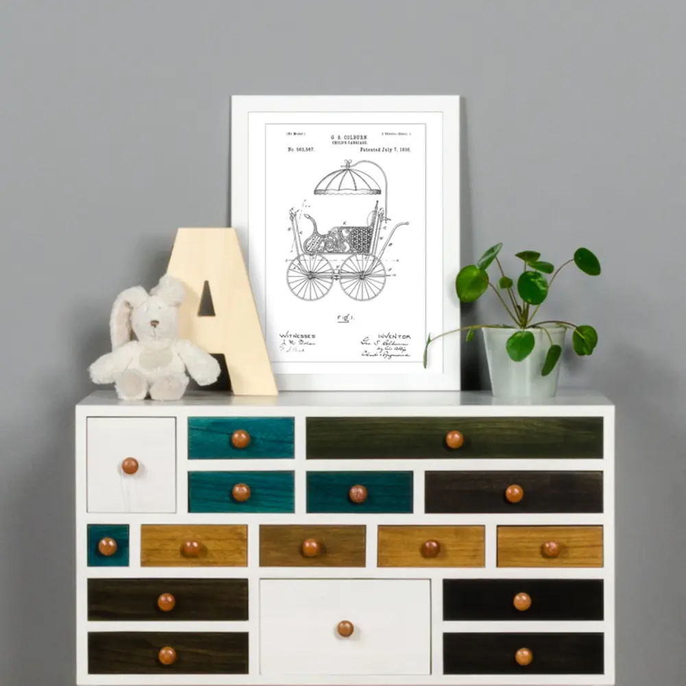 Marco Trendline Blanco 22,7x50 cm