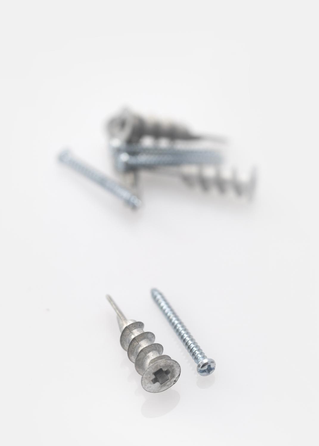 Product Image for Tornillo y taco autoperforante para pared de yeso - 4-piezas (13x26 mm)