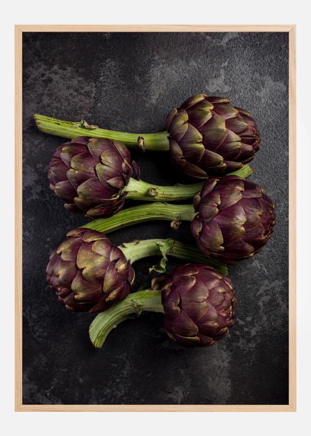 Five Artichoke Póster