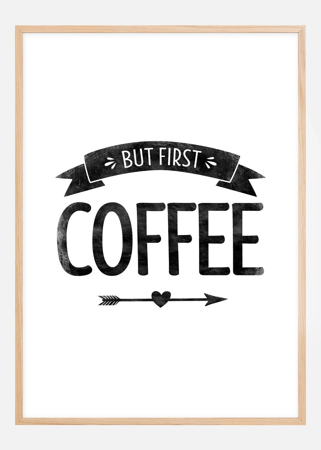 Product Image for But first coffee Retro Póster (40x50 cm)