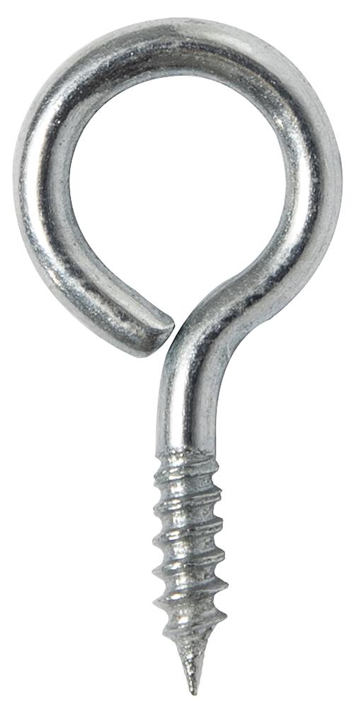 Tornillo ojo cerrado 12 x 4 mm acero galvinizado 8 uds.