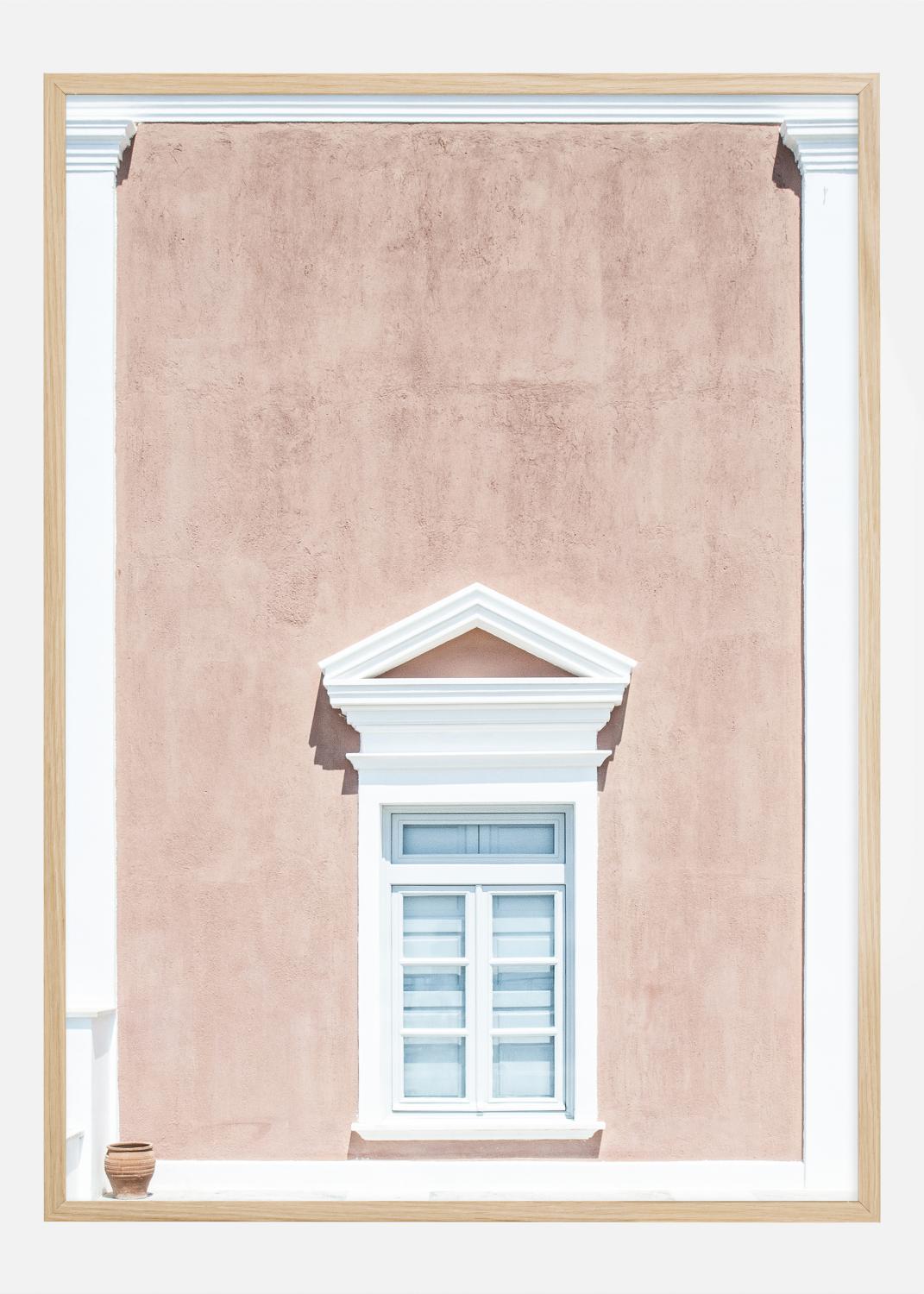 Product Image for Pink wall and a pediment Póster (21x29.7 cm (A4))