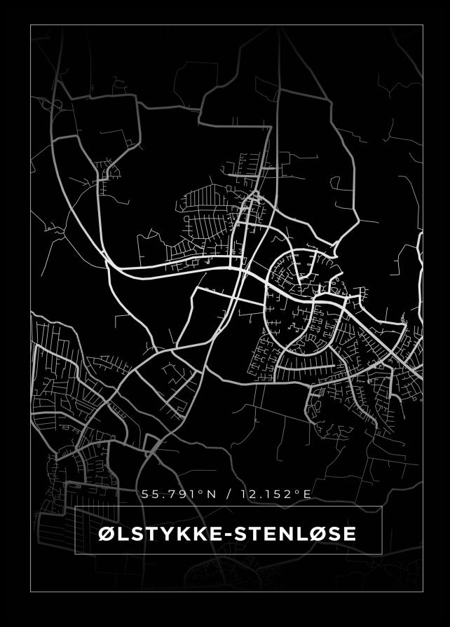 Mapa - Ølstykke-Stenløse - Cartel Negro