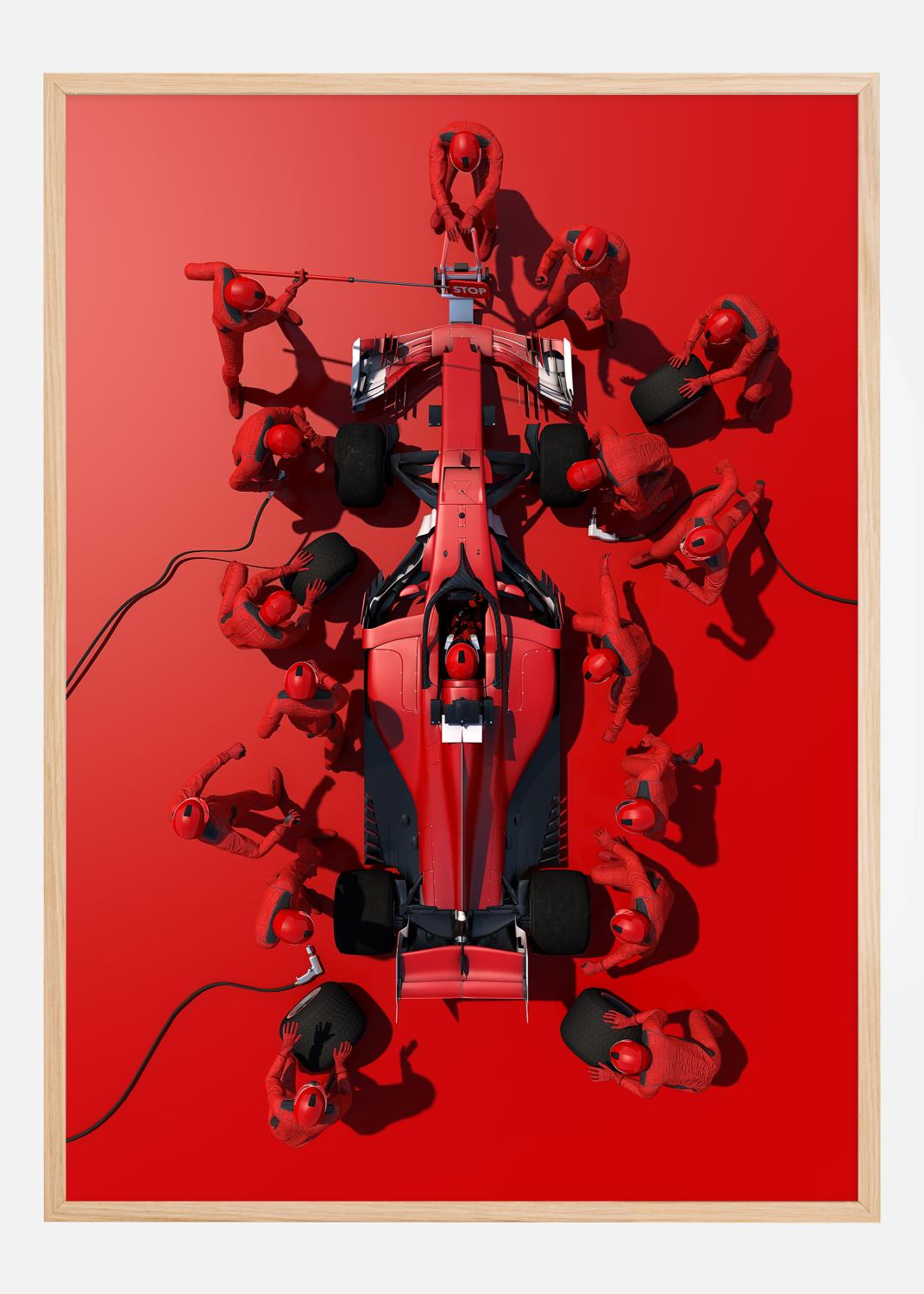 Product Image for Formula 1 red Póster (21x29.7 cm (A4))