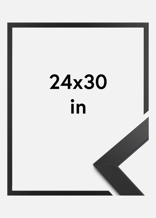 Marco Black Wood Vidrio acrílico 24x30 inches (60,96x76,2 cm)