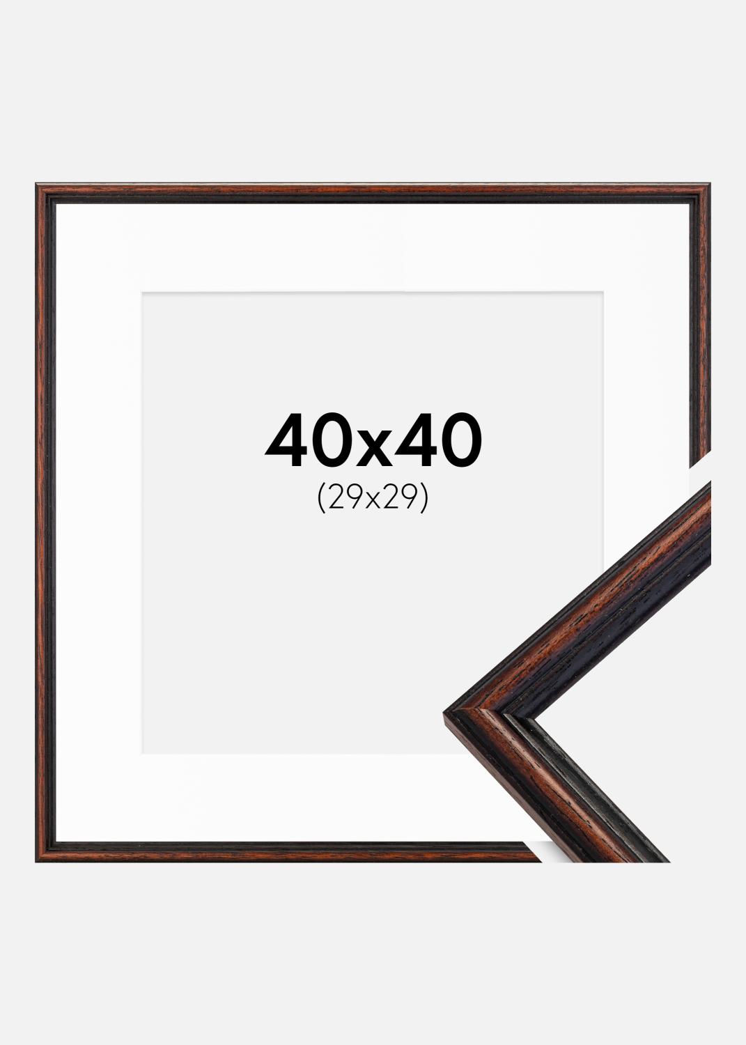 Product Image for Marco Horndal Castaño 40x40 cm - Paspartú Blanco 30x30 cm