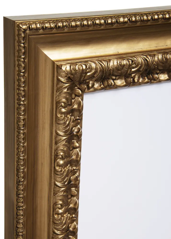 Espejo Drottningholm Dorado III - Tamaño personalizable