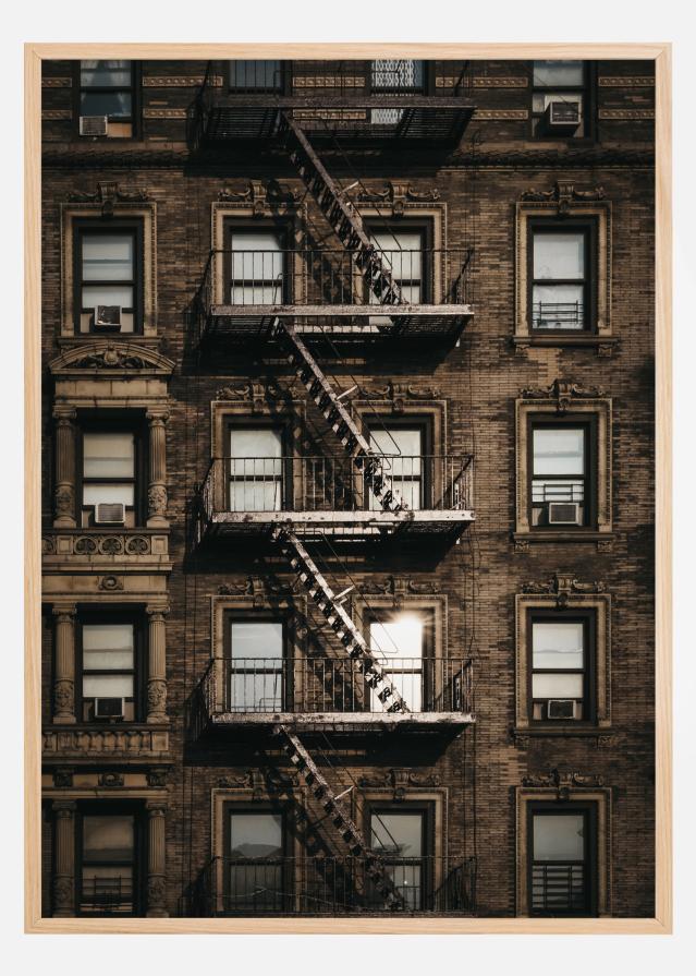 New York Fire Escape Póster