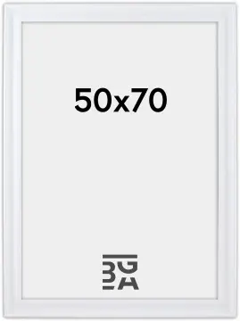 Marco Charleston Blanco 50x70 cm