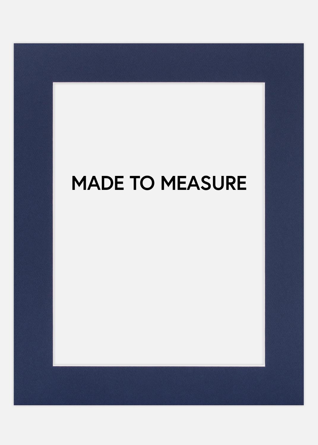 Product Image for Paspartú Azul marino - A medida (Blanco borde interior)