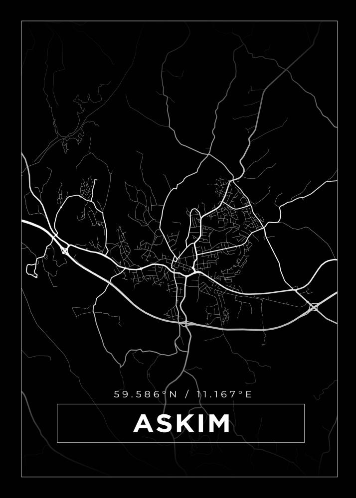 Mapa - Askim - Cartel Negro