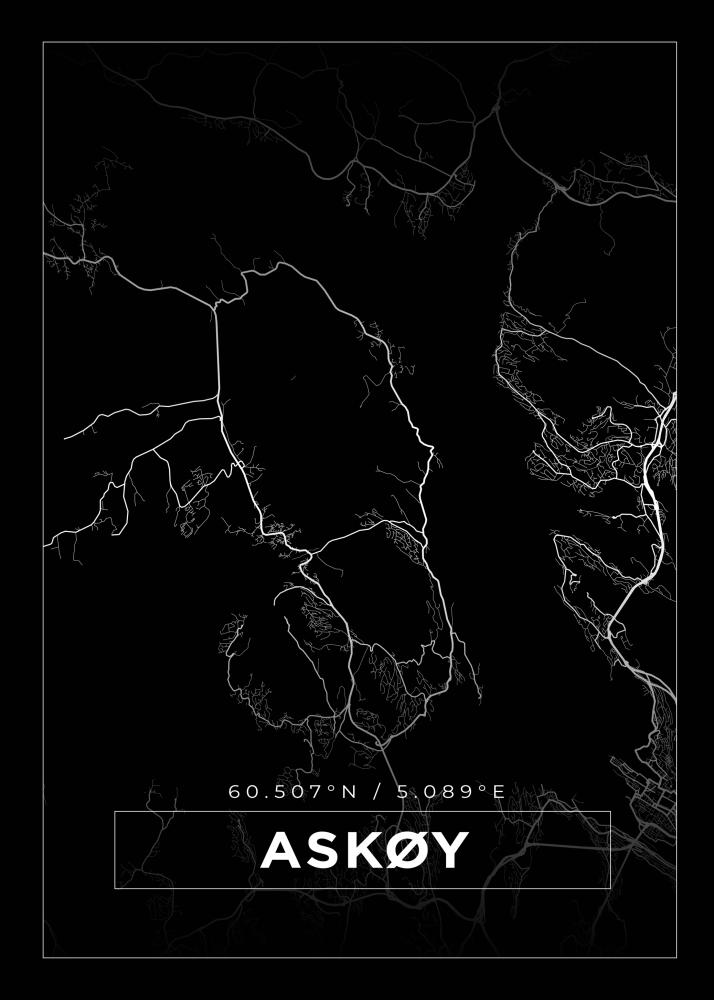 Mapa - Askøy - Cartel Negro