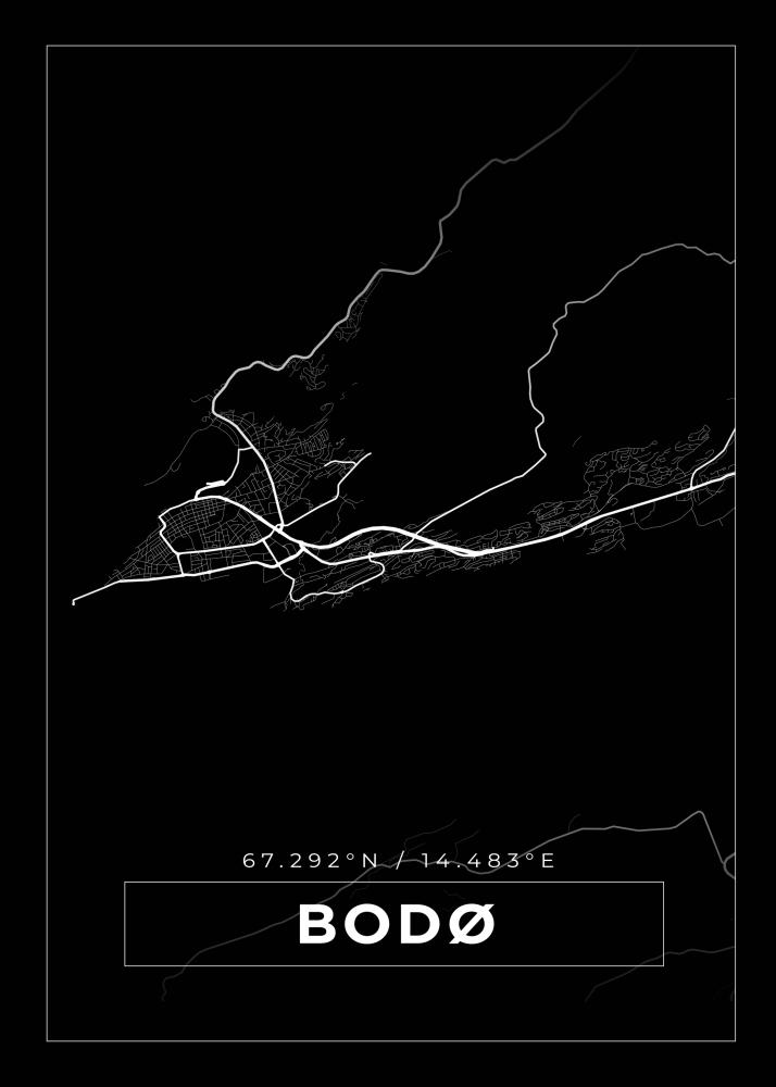 Mapa - Bodø - Cartel Negro