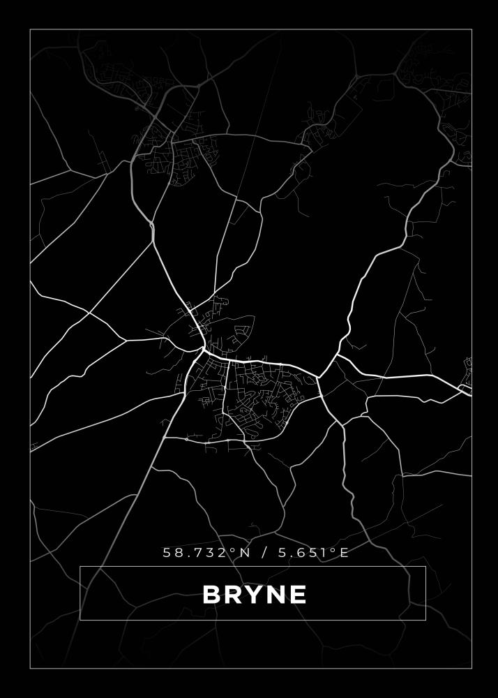 Mapa - Bryne - Cartel Negro