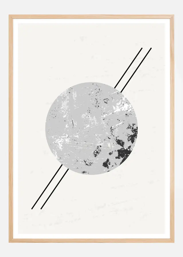 Abstract Circle II Póster
