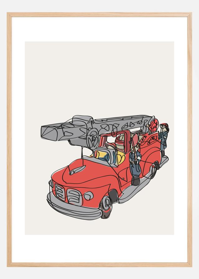 Fire Truck Póster