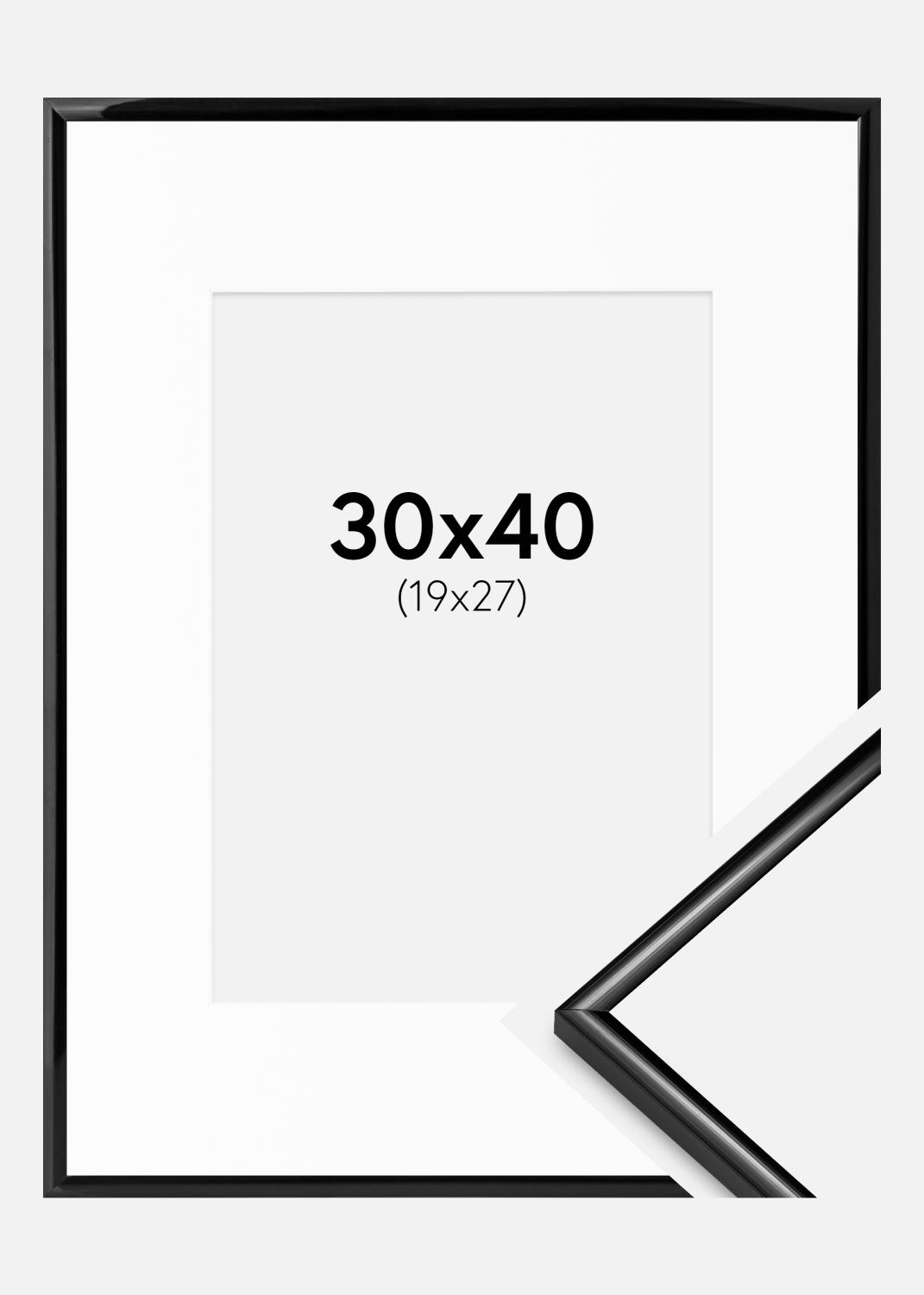 Product Image for Marco Scandi Negro 30x40 cm - Paspartú Blanco 20x28 cm