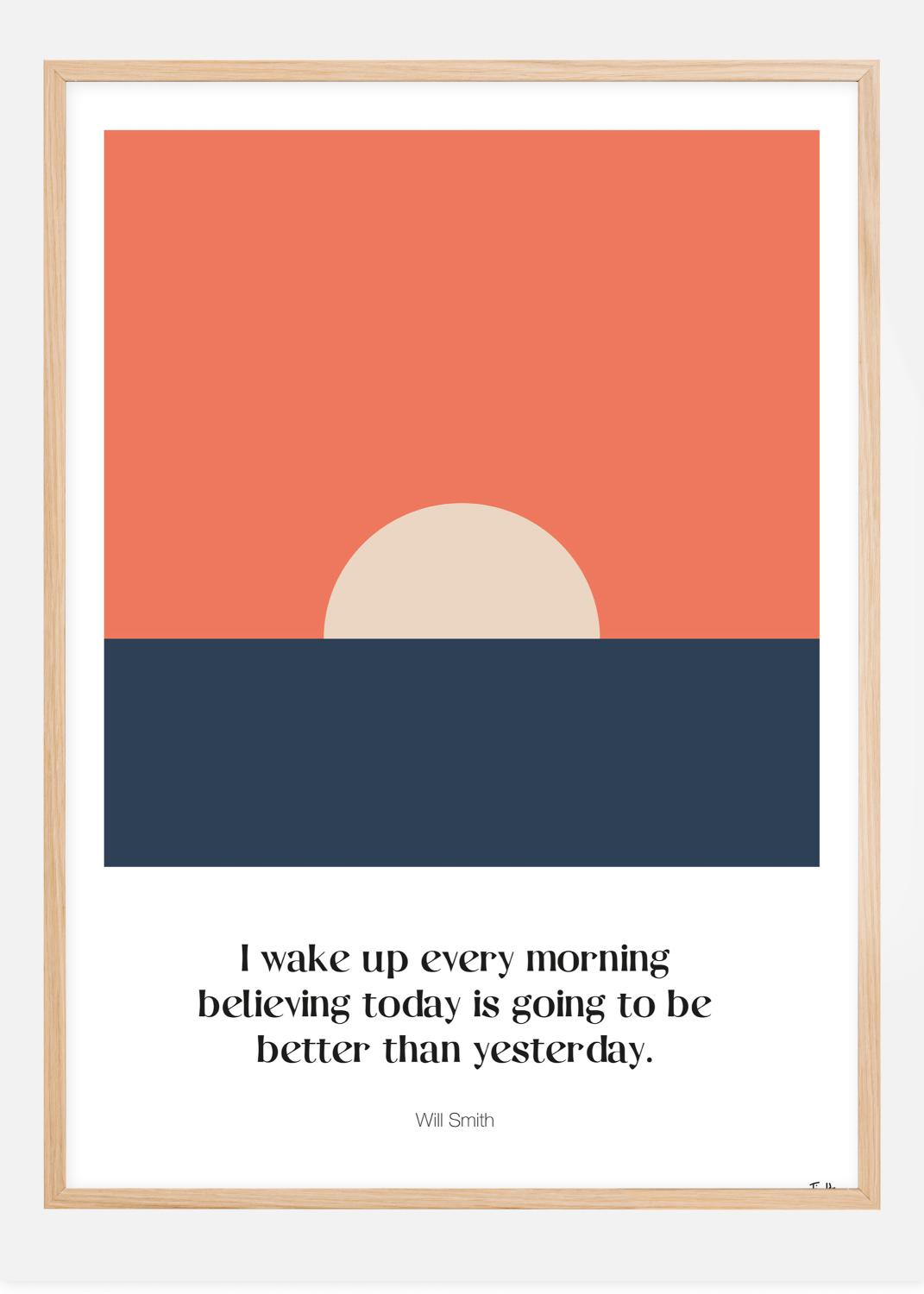 Product Image for Today is better than yesterday Póster (21x29.7 cm (A4))