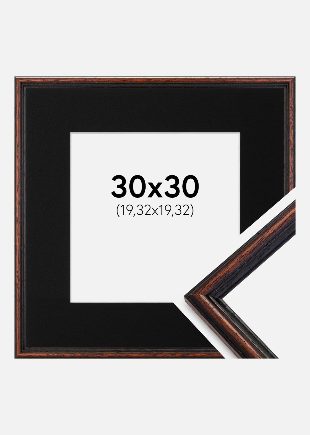Product Image for Marco Horndal Castaño 30x30 cm - Paspartú Negro 8x8 inches