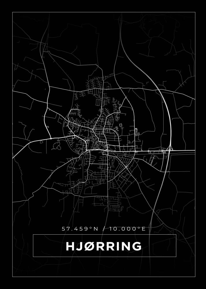 Mapa - Hjørring - Cartel Negro