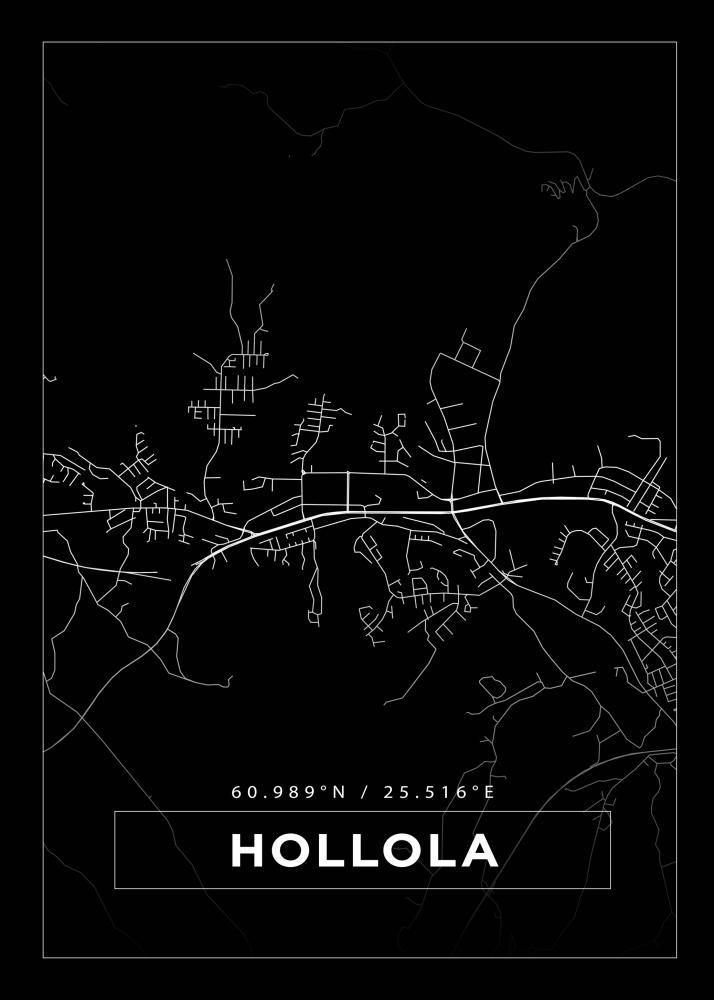 Mapa - Hollola - Cartel Negro