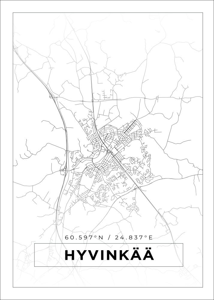 Mapa - Hyvinkää - Cartel Blanco