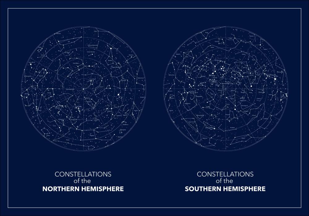 Hemispheres Dark Póster