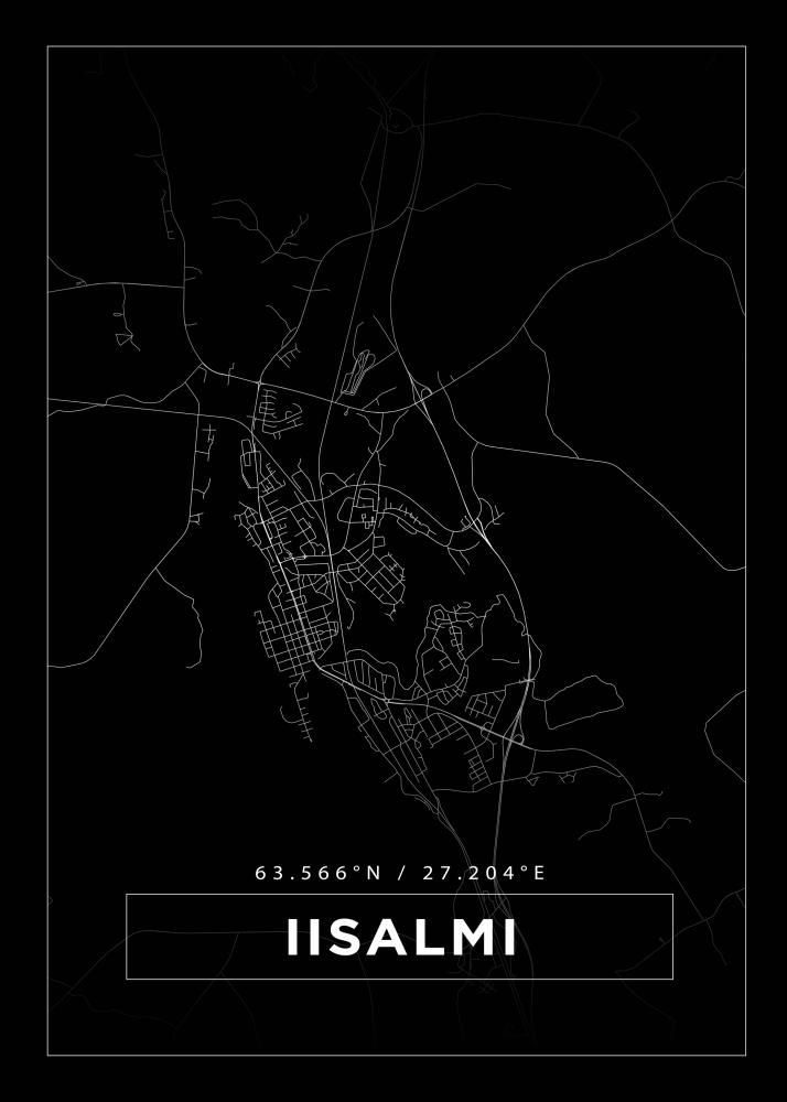 Mapa - Iisalmi - Cartel Negro