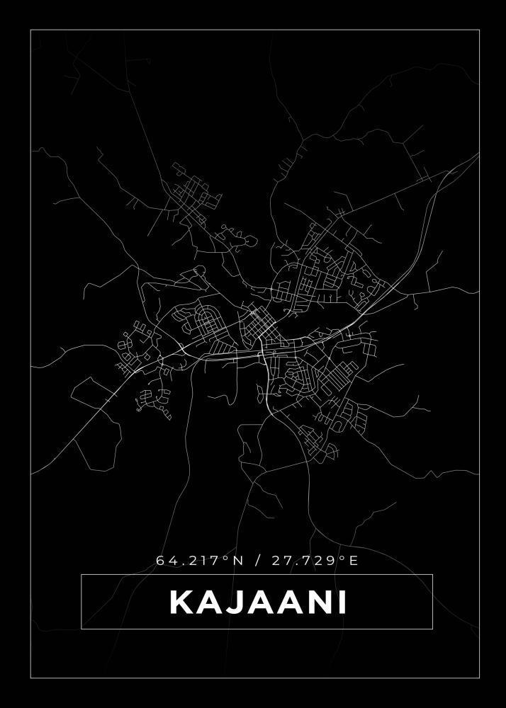 Mapa - Kajaani - Cartel Negro