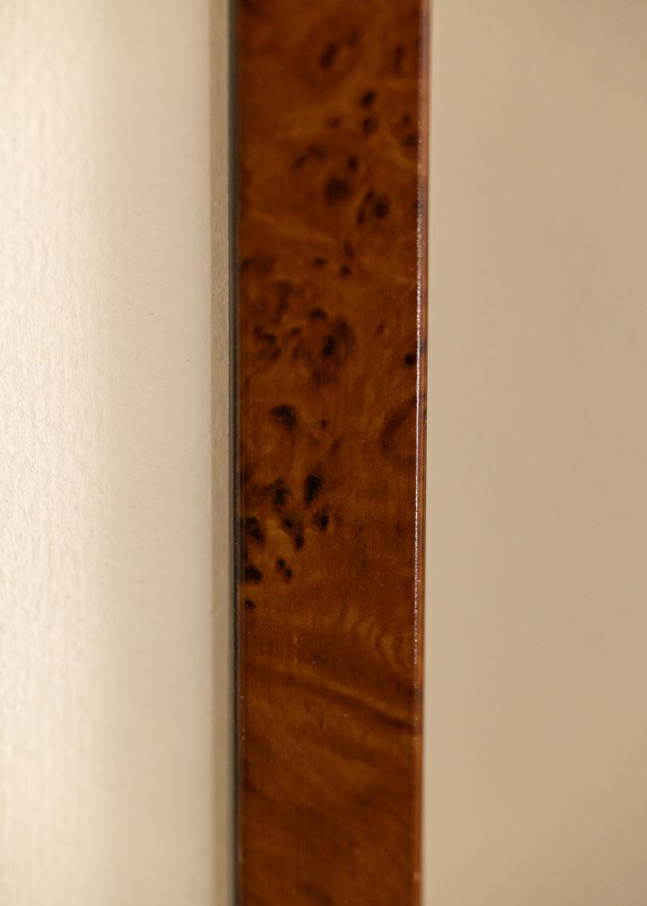 Marco Ares Vidrio Acrílico Burr Walnut 45x60 cm