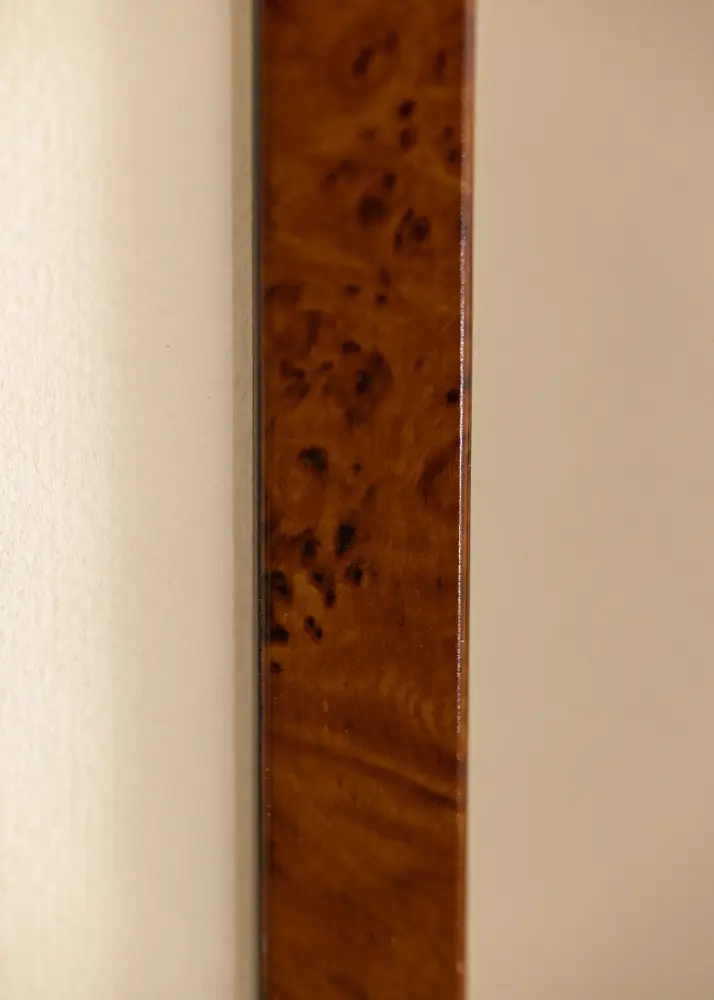 Marco Ares Vidrio Acrílico Burr Walnut 20x20 cm