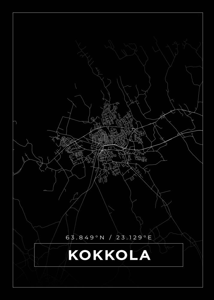 Mapa - Kokkola - Cartel Negro