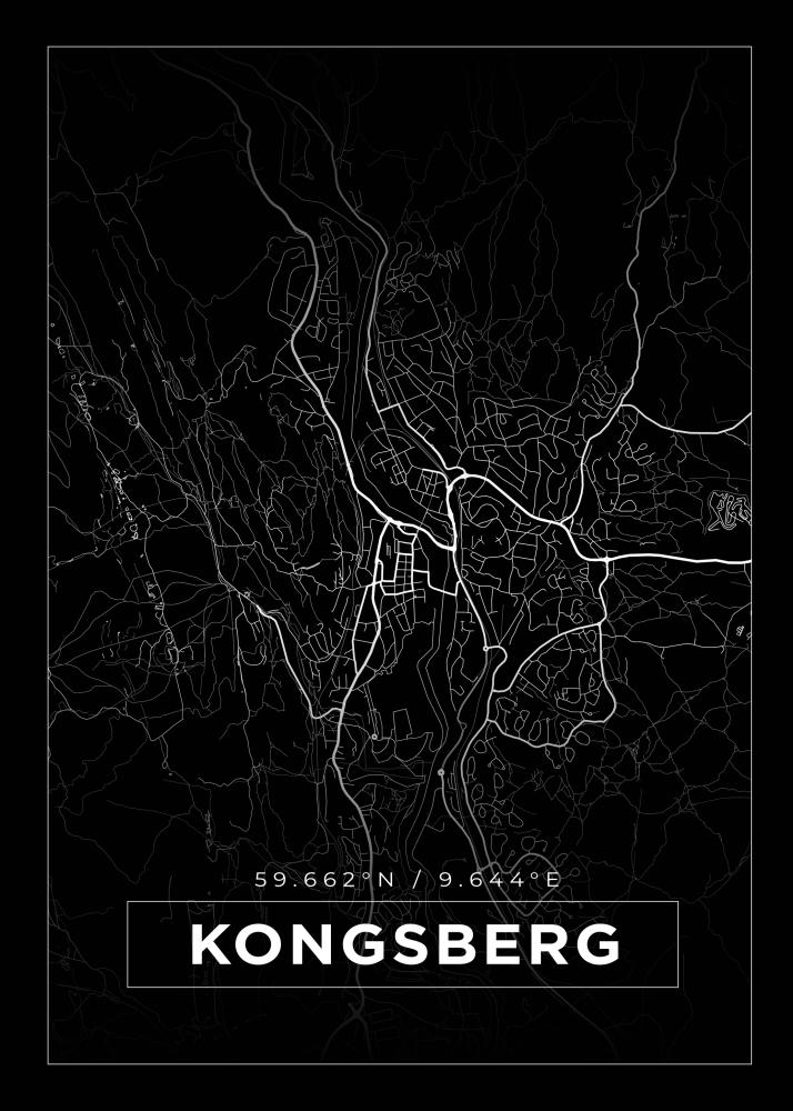 Mapa - Kongsberg - Cartel Negro